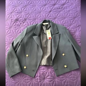 Women’s  cropped Primark blazer in Navy blue Sz. 8